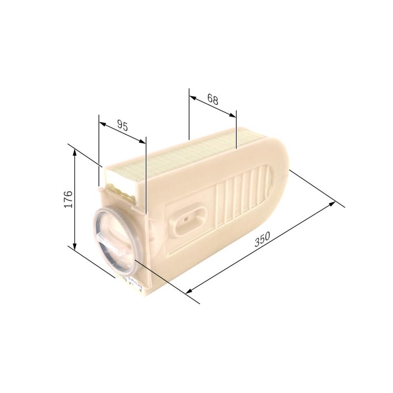 Filtre à air BOSCH F 026 400 432 - Visuel 1
