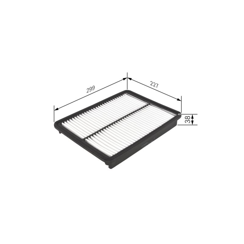 Filtre à air BOSCH F 026 400 448 - Visuel 1