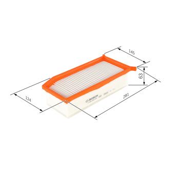 Filtre à air BOSCH [F 026 400 343]