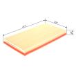 BOSCH F 026 400 122 - Filtre à air