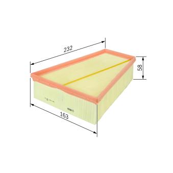 Filtre à air BOSCH [F 026 400 126]