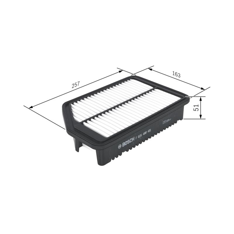 Filtre à air BOSCH F 026 400 481 - Visuel 1