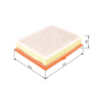 Filtre à air BOSCH OEM 17801YV020