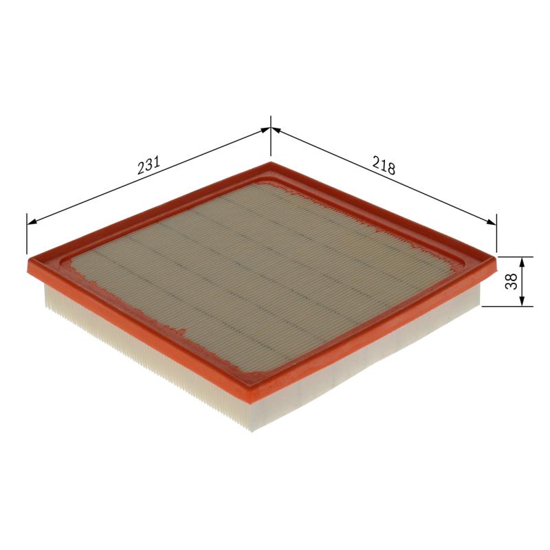 Filtre à air BOSCH F 026 400 743 - Visuel 1