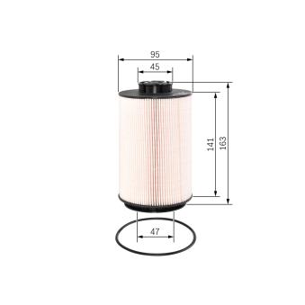 Filtre à carburant BOSCH [F 026 402 070]