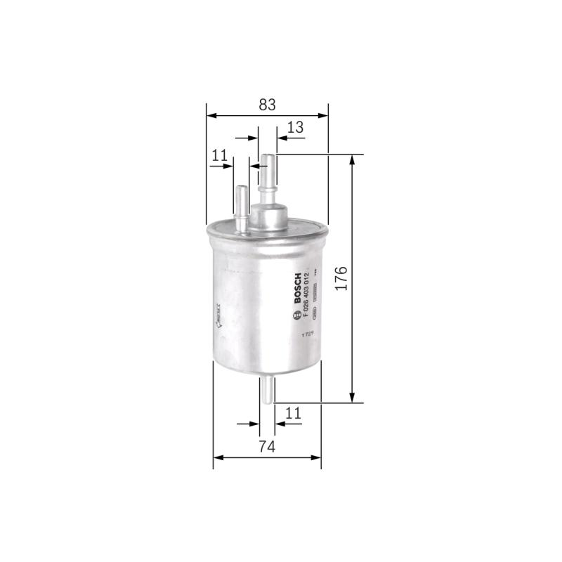 Filtre à carburant BOSCH F 026 403 012 - Visuel 1