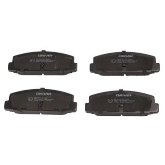 Jeu de 4 plaquettes de frein arrière Dr!ve+ OEM GS392623Z