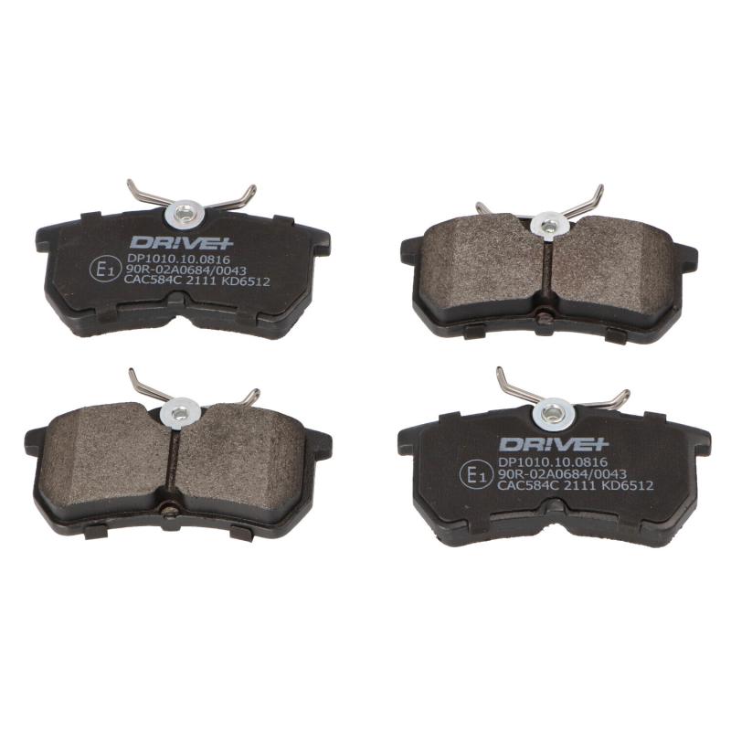 Jeu de 4 plaquettes de frein arrière Dr!ve+ DP1010.10.0816 - Visuel 2
