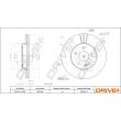 Dr!ve+ DP1010.11.1054 - Jeu de 2 disques de frein avant