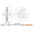 Dr!ve+ DP1010.11.1381 - Jeu de 2 disques de frein avant