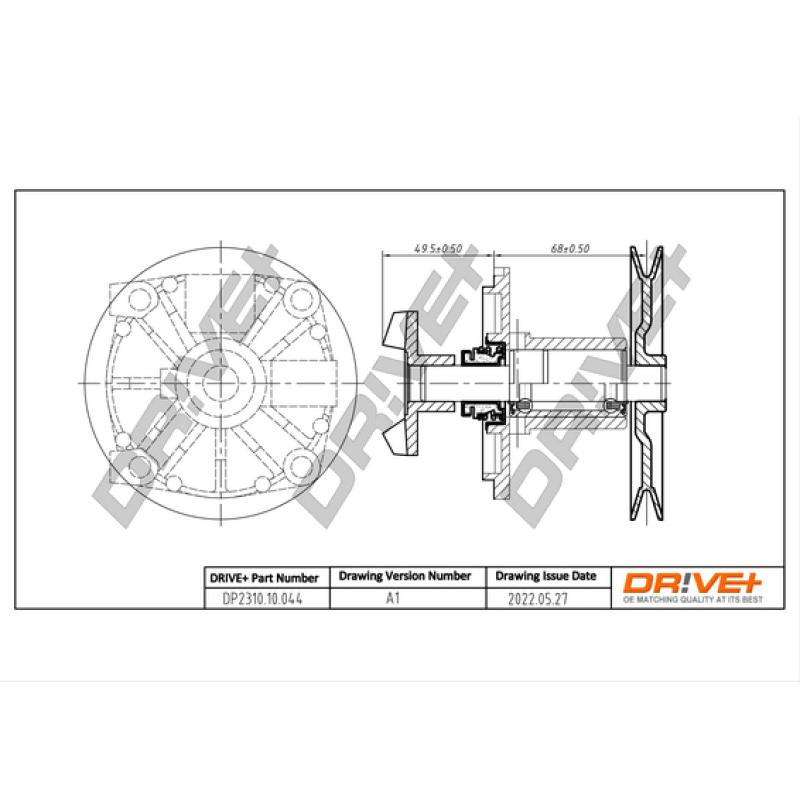 Pompe à eau, refroidissement du moteur Dr!ve+ DP2310.10.044 - Visuel 2