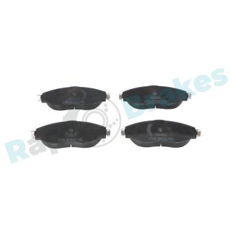 Jeu de 4 plaquettes de frein avant RAP BRAKES OEM 3Q0698151K