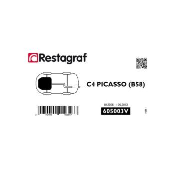 Kit de clip de fixation, carrosserie RESTAGRAF [605003V]