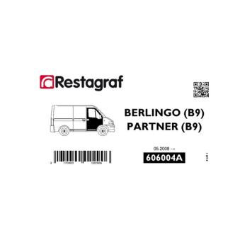 Kit de clip de fixation, carrosserie RESTAGRAF 606004A pour PEUGEOT 806 1,6 HDi 4x4 - 114cv