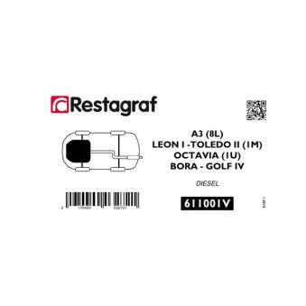 Kit de clip de fixation, carrosserie RESTAGRAF 611001V pour SEAT TOLEDO 1.9 TDI - 90cv Kit de clip de fixation, carrosserie RESTAGRAF 611001V pour SEAT TOLEDO 1.9 TDI - 90cv