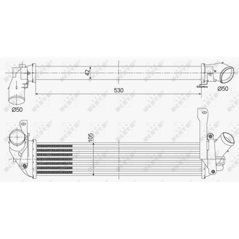 Intercooler, échangeur NRF 30353 - Visuel 2