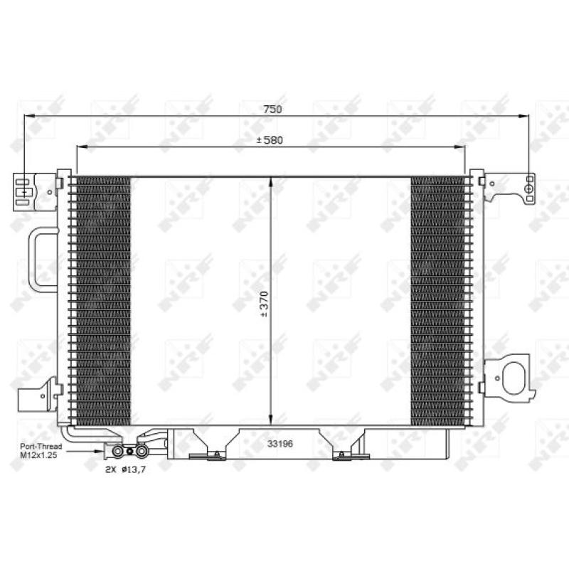 Condenseur, climatisation NRF 35623 - Visuel 1