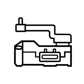 Élément d'ajustage, clapet de mélange NRF 370027 pour FORD C-MAX 3.0 - 218cv