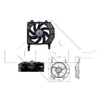 Ventilateur, refroidissement du moteur NRF [47077]