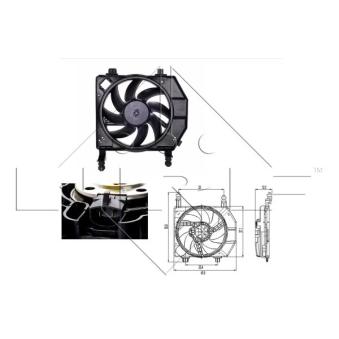 Ventilateur, refroidissement du moteur NRF [47261]