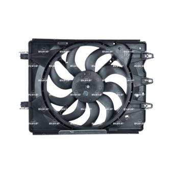 Ventilateur, refroidissement du moteur NRF 47596 pour FIAT 500L 1.4 - 95cv