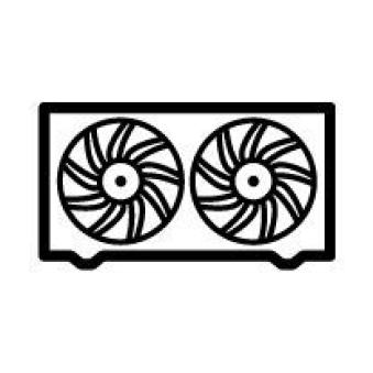 Ventilateur, refroidissement du moteur NRF 47655 pour FIAT 500 0.9 - 65cv