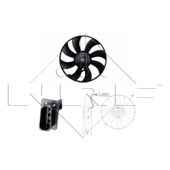 Ventilateur, refroidissement du moteur NRF OEM 6Q0959455N