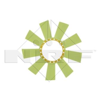 Roue du souffleur, refroidissementdu moteur NRF [49811]
