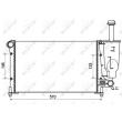 NRF 53128A - Radiateur, refroidissement du moteur