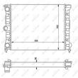 NRF 58696 - Radiateur, refroidissement du moteur