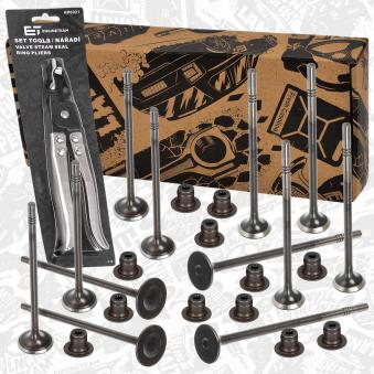 Kit de soupapes, soupapes d'admission/d'échappement ET ENGINETEAM VS0048VR1 pour FORD FIESTA 1.0 EcoBoost mHEV ACTIVE - 125cv