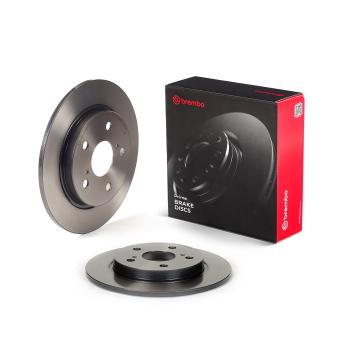 Jeu de 2 disques de frein arrière BREMBO 08.E964.11 pour TOYOTA COROLLA 1.6 VVTi - 132cv