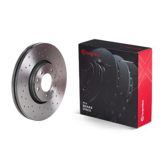 Jeu de 2 disques de frein avant BREMBO OEM 1611841980