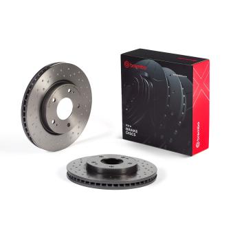 Jeu de 2 disques de frein avant BREMBO OEM MR493551