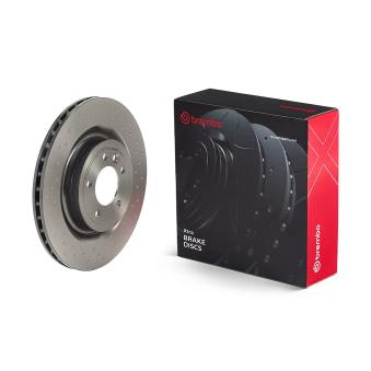Jeu de 2 disques de frein arrière BREMBO 09.B503.1X