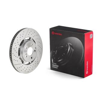 Jeu de 2 disques de frein arrière BREMBO 09.C826.33 pour VOLKSWAGEN GOLF AMG E 63 4-matic+ - 571cv Jeu de 2 disques de frein arrière BREMBO 09.C826.33 pour VOLKSWAGEN GOLF AMG E 63 4-matic+ - 571cv