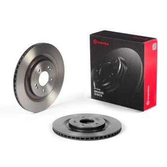 Jeu de 2 disques de frein avant BREMBO 09.F386.11 pour HYUNDAI SANTA FÉ 2,2 CRDi HTRAC - 193cv