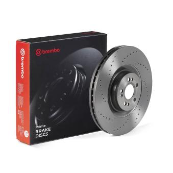 Jeu de 2 disques de frein arrière BREMBO 09.F407.11