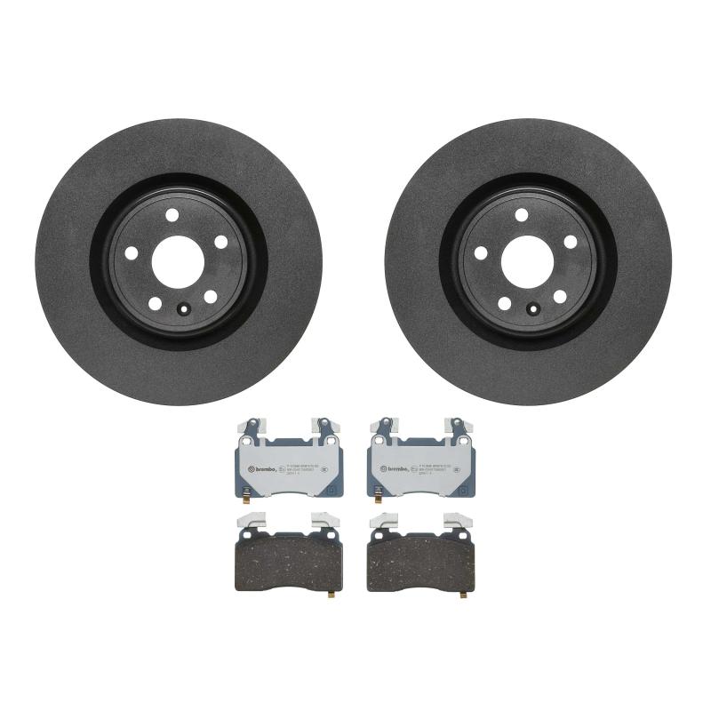 Kit de disques et plaquettes avant BREMBO KT 08 005 - Visuel 2