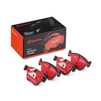 Jeu de 4 plaquettes de frein avant BREMBO OEM 34118847064