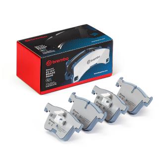 Jeu de 4 plaquettes de frein avant BREMBO OEM 34106859181