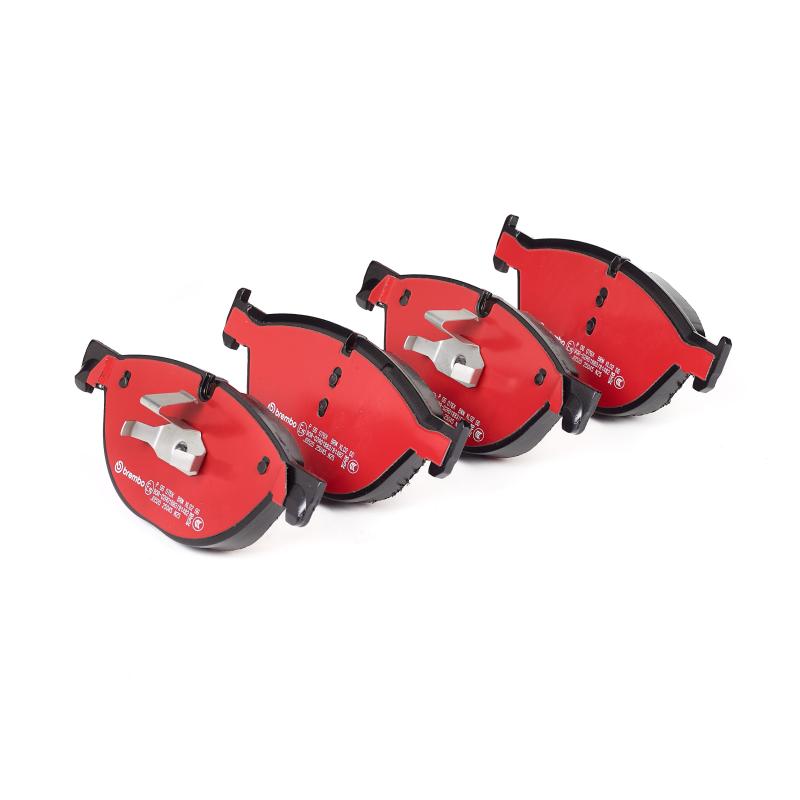 Jeu de 4 plaquettes de frein avant BREMBO P 06 076X - Visuel 1