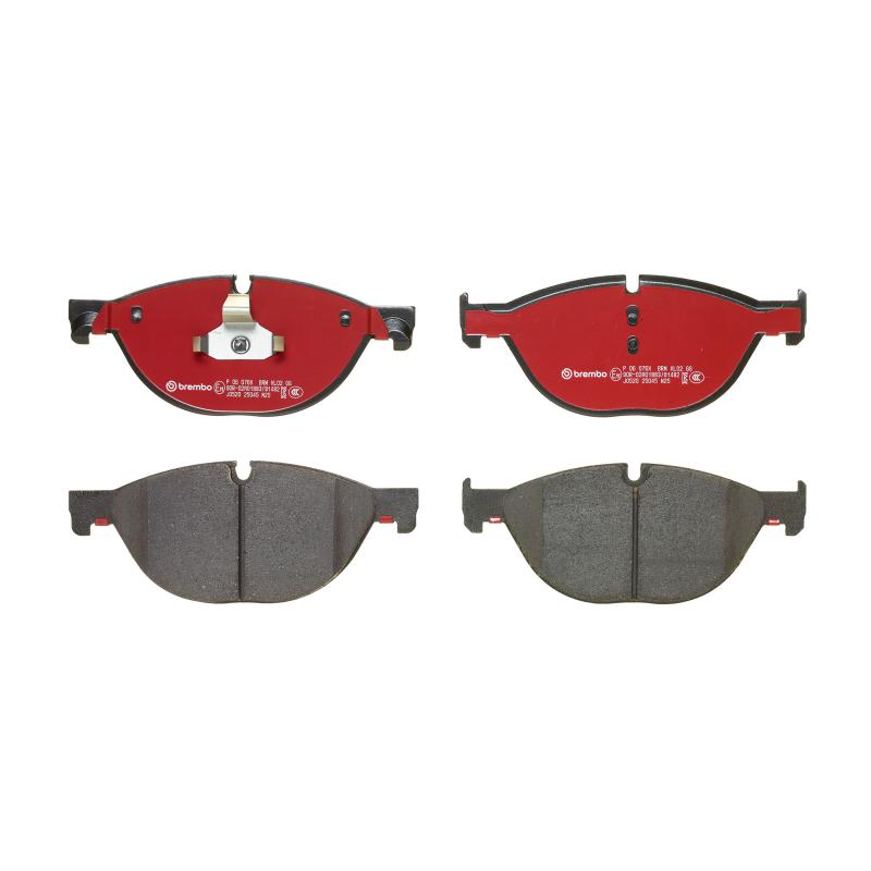 Jeu de 4 plaquettes de frein avant BREMBO P 06 076X - Visuel 2