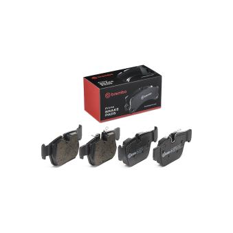 Jeu de 4 plaquettes de frein arrière BREMBO P 06 117 pour VOLKSWAGEN POLO 218 d - 150cv