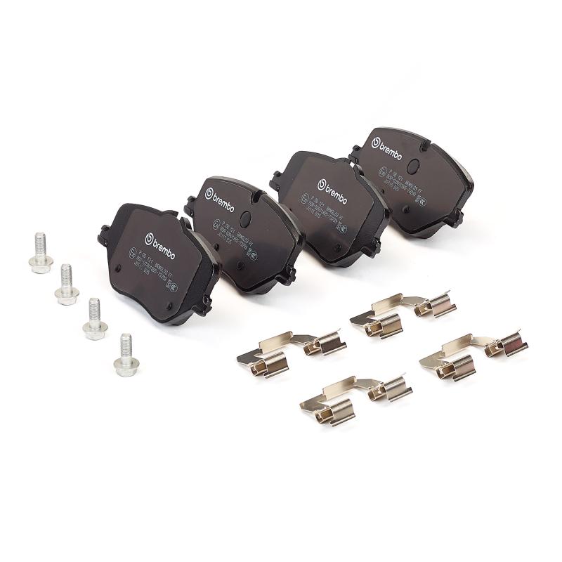 Jeu de 4 plaquettes de frein avant BREMBO P 06 121 - Visuel 1