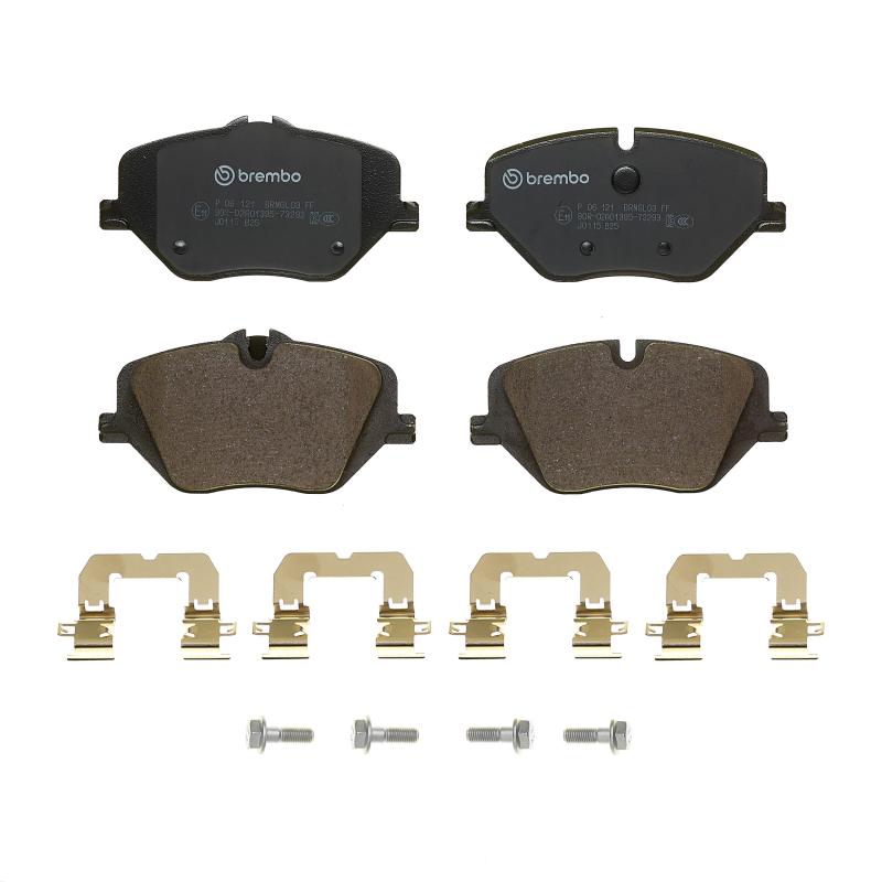 Jeu de 4 plaquettes de frein avant BREMBO P 06 121 - Visuel 2