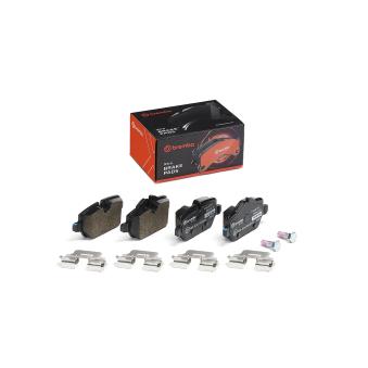 Jeu de 4 plaquettes de frein arrière BREMBO OEM 34121288890