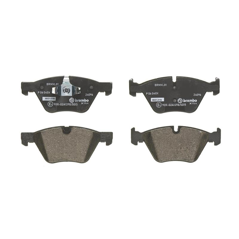 Jeu de 4 plaquettes de frein avant BREMBO P 06 040X - Visuel 2