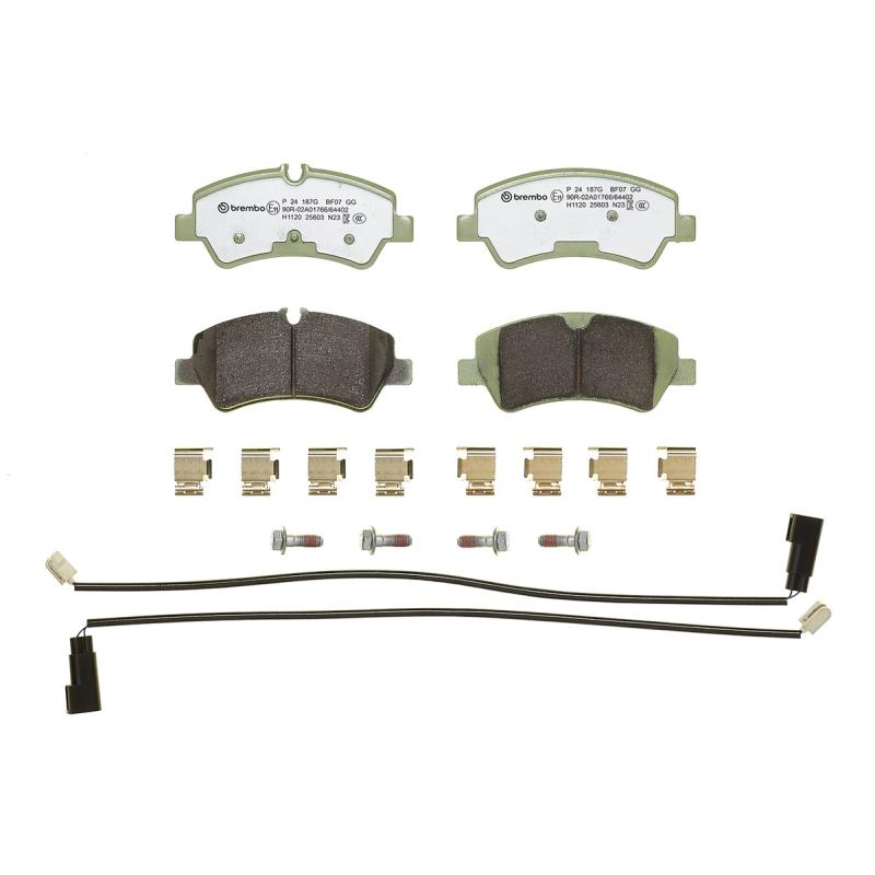 Jeu de 4 plaquettes de frein arrière BREMBO P 24 187G - Visuel 2