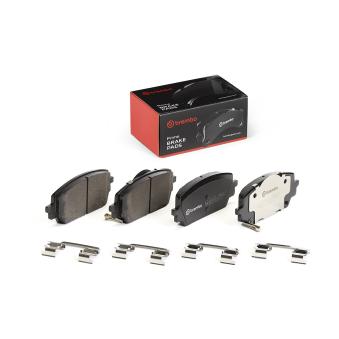 Jeu de 4 plaquettes de frein avant BREMBO P 30 151 pour HYUNDAI SANTA FÉ 1.6 T-GDI Hybrid HTRAC - 230cv